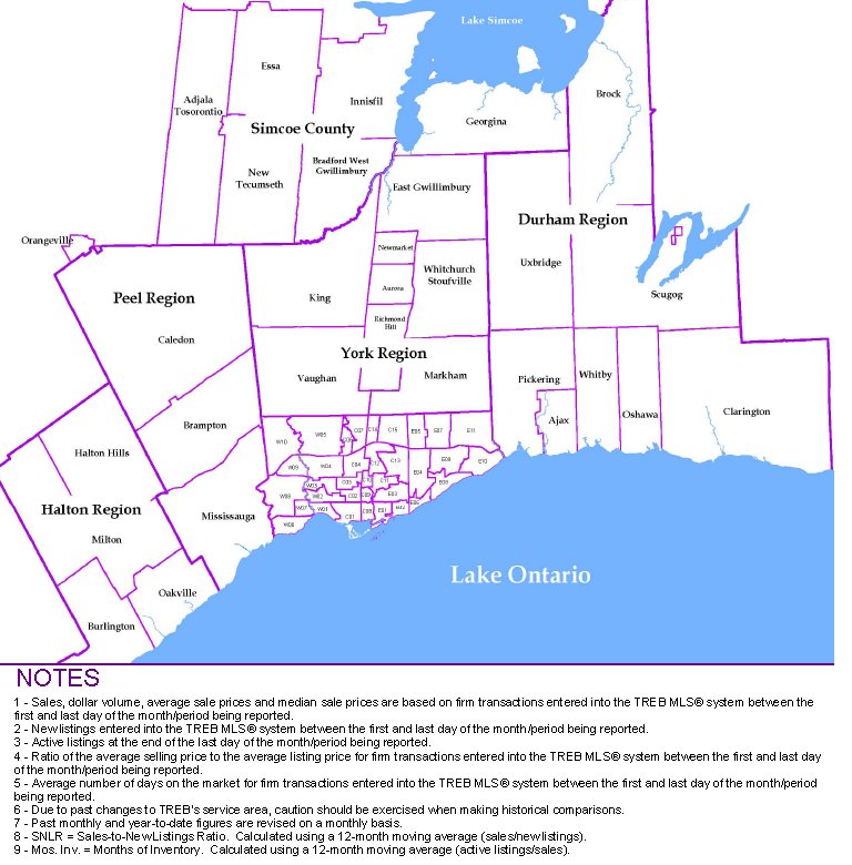 TREB Boundaries Districts Service Area